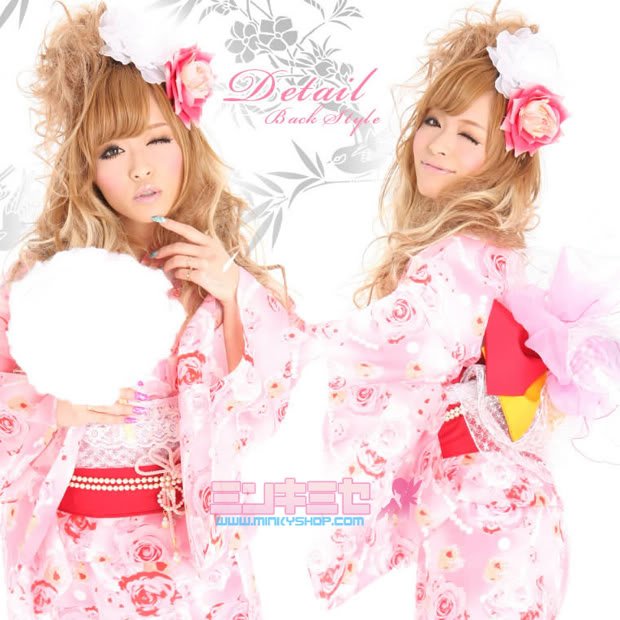 Shibuya Gyaru Candy Yukata Set